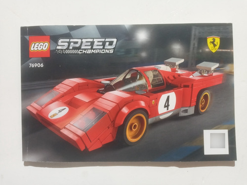 Instructivo Lego Speed Champions 76906 1970 Ferrari 