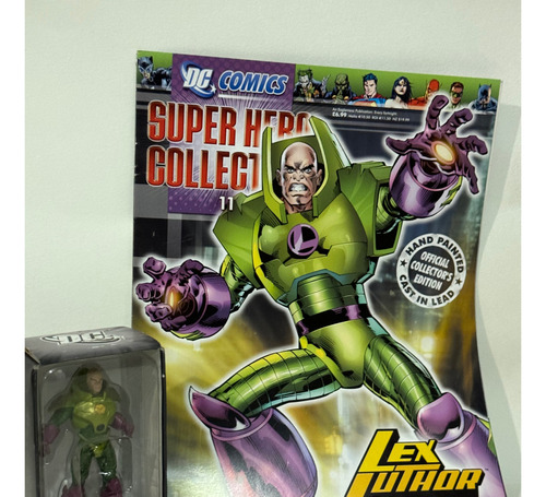 Eaglemoss Figura Muñeco Plomo Dc Comics Lex Luthor #11
