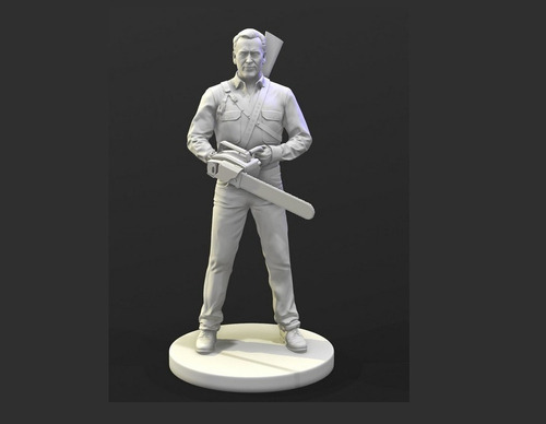 Ash Vs Evil Dead Figura Modelo Stl Para Impresion 3d