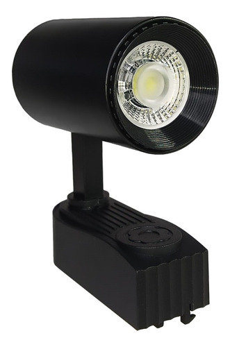 Spot Led Para Trilho Eletrificado Preto 7w Quente Ou Frio Cor Branco frio 6500k - Cód. 761989 Bivolt