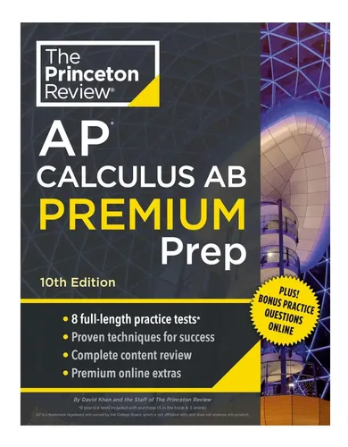 Libro: Princeton Review Ap Calculus Ab Premium Prep, 10th 8 | Cuotas ...