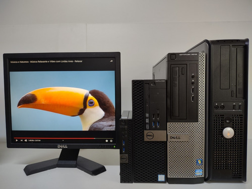 Imagem 4 de 7 de Kit Computador Dell Core 2 Duo + Monitor 15+mouse+teclado