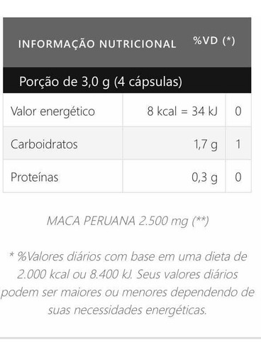 Imagem 2 de 2 de Maca Peruana 60 Caps