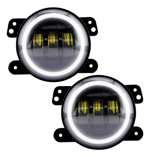 Par Farol De Milha 4.5 Polegadas Adaptável No Troller 2015+ 