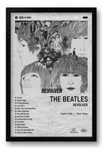 Quadro Álbum Revolver - The Beatles 40x60cm | Parcelamento sem juros