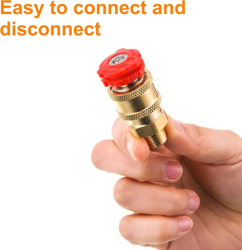 Conector Adaptador Para Hidrojet Acople 1/4 A Rosca M22