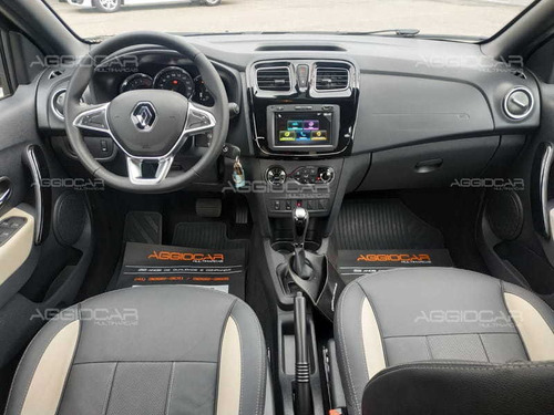 Imagem 11 de 15 de Renault Sandero Sic 16 Cvt (flex) - 2021/2022 - Preto - 1030