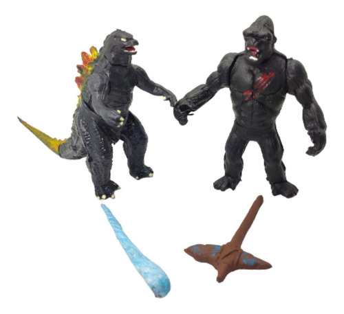 King Kong Vs Godzilla 2 Juguetes Articulados Gojira Kaiju 