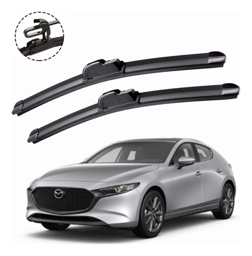 2 Plumas Limpiaparabrisas Brx Mazda 3 Hatchback 2021