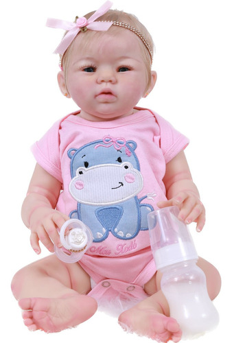 Bebê Reborn Menina Original 100% Silicone