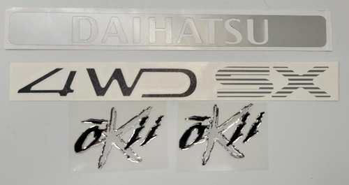 Daihatsu Terios Okii Calcomanias Y Emblemas Laterales X2