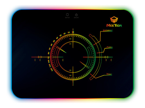 Mouse Pad Con Rgb Meetion Mt-p010