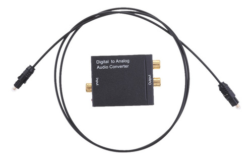 Adaptador Digital Spdif Toslink Coaxial A De Audio Analógico