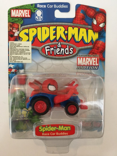 Spiderman And Friends Race Car Buddies Marvel Motion Maisto