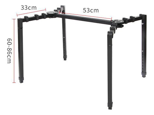 Soporte De Piano Para Teclado Electrónico Plegable Soporte