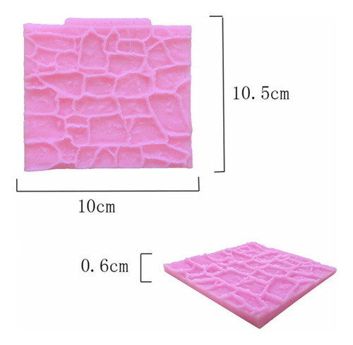 Molde De Silicona Para Pared Con Forma De Piedra De Castle F