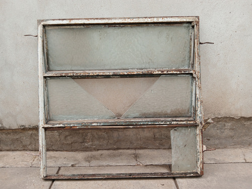Ventiluz Ventana Antigua De Hierro Marrón (Usado)
