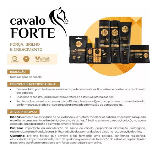 Haskell Tratamento Para Crescer Cabelo 6 Produtos 300ml