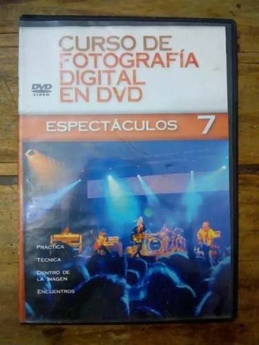 Dvd Curso De Fotografia Digital 7 Espectaculos (p4)