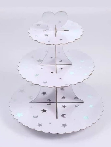 Base Soporte Para Cupcakes, Estrellas, Puntos, Zig Zag. 