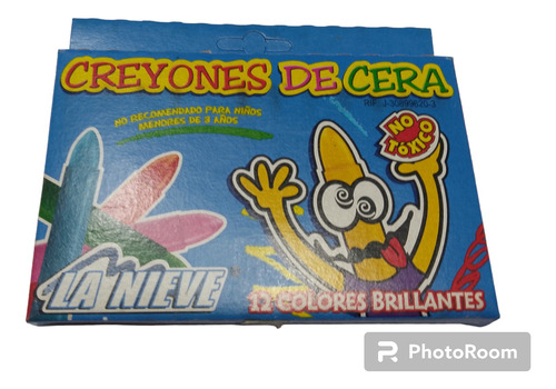 Creyones Cera La Nieve 12 Colores Jumbo (6 Cajas ) 