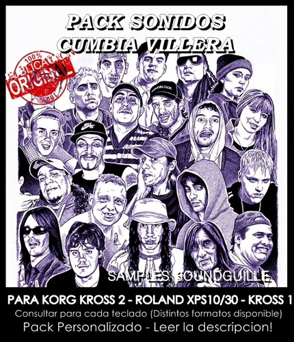 40 Sonidos De Cumbia Villera Para Roland Xps10 Y Korg Kross2