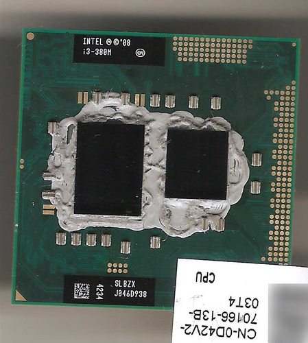 Intel Core I3-380m Socket G1 / Rpga988a