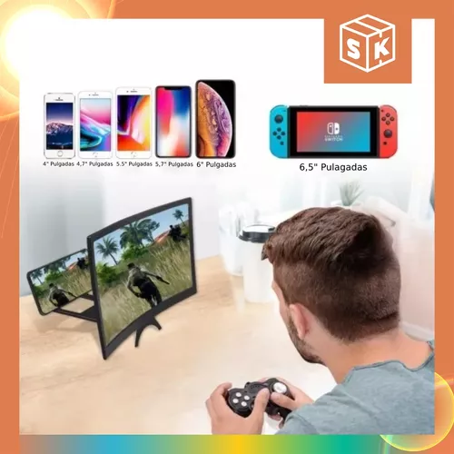 AMPLIFICADOR DE PANTALLA 3D de 12 pulgadas para teléfono móvil, soporte de  amplificador de vídeo HD, 3D ampliador de pantalla, accesorios para  películas y vídeos - AliExpress