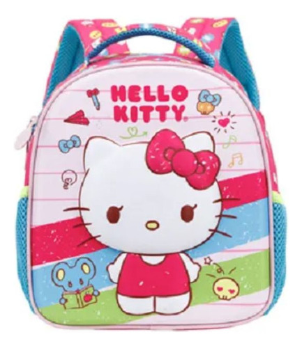 Mochila 10 Hello Kitty Colorido - Xeryus