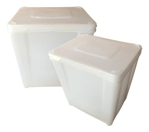 Pote Para Cera Quente 10l Com Tampa - 2 Pcs