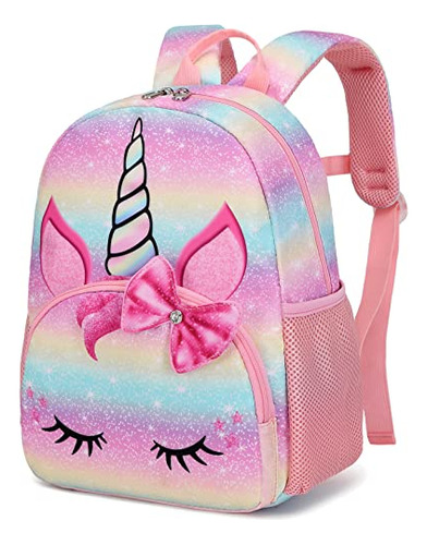 Mochila Infantil Con Diseño De Unicornio Para Niñas, Minimoc