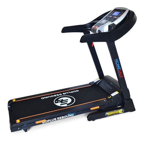 Imagen 1 de 4 de Caminadora eléctrica Goplus Rebound 110V color negro