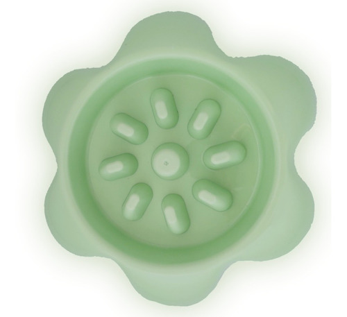 Plato Para Comer Lento Para Perro Color Verde