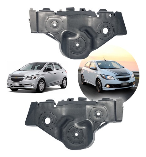 Par Guia Para-choque Dianteiro Prisma Onix 2013 A 2016