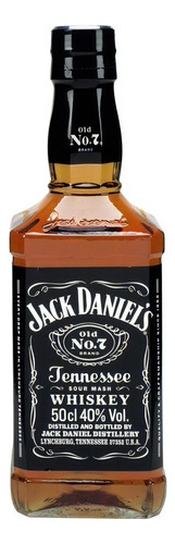 Jack Daniel's Tennessee Old No. 7 Tennessee - 500 mL - Unidad - 1 - Botella