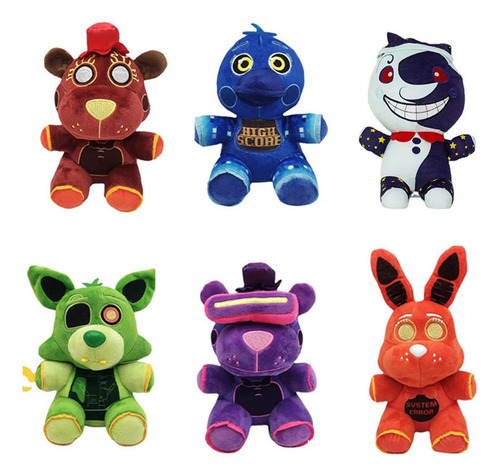 6 Peças De Brinquedos Para Bonecas Midnight New Purple Bear