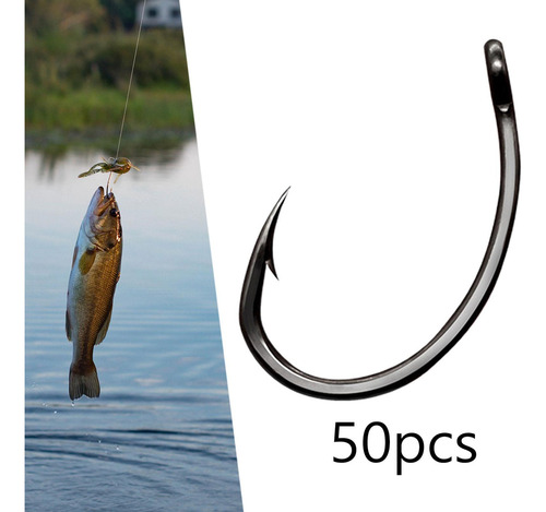 Q 3 X 50x Anzuelos De Pesca Con Mosca Con Púas, 11,2 Mm X 18