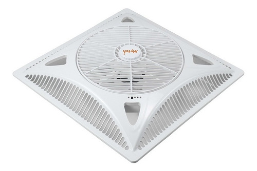 Ventilador Techo Para Falso Plafón Mytek 3198 De 14 Pulgadas