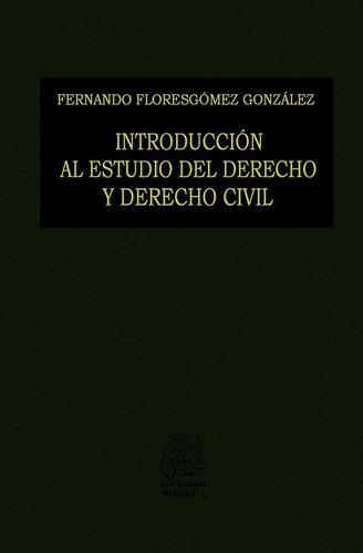 Libro Introducción Al Estudio Del Derecho Y Derecho Civil