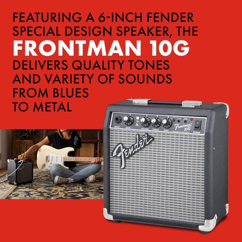 Amplificador De Guitarra Del Líder De Fender 10g, 10 Vatios,