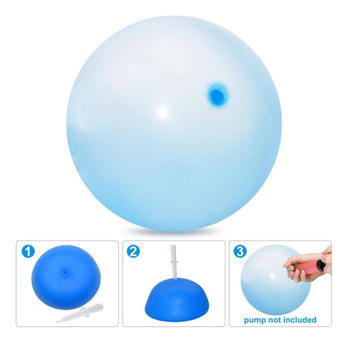 3x Bola Bola Bola Inflável Super Esticada Balão Bolha