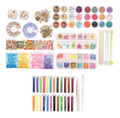 Juego De Accesorios De Decoración De Resina Epoxi Art Decor
