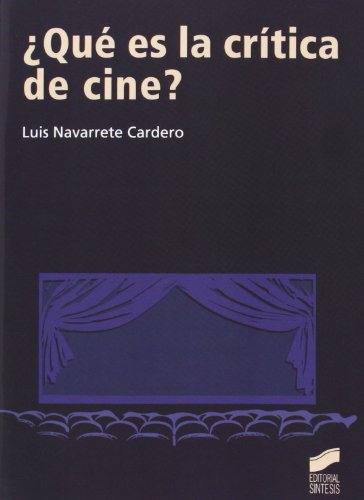 Libro Qué Es La Crítica De Cine? De  Ed: 1