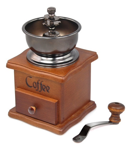Molinillo De Café Manual Retro, Molinillo De Café De Acero