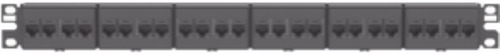 Panel De Parcheo Con 24 Acopladores Mini-com, Plano,