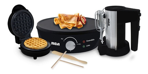Combo Dulce Rca (crepera, Mini Waflera, Batidora)
