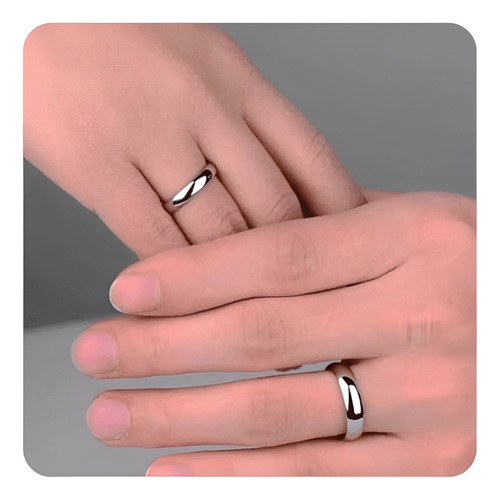 Par Aros De Matrimonio Para Parejas En Acero Inoxidable