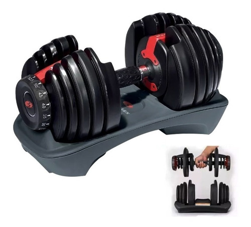 Pesas Disco Ajustable Mancuernas 53 Lbs Gym 24 Kg Gimnasio C