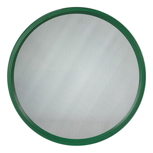 Peneira Mm Areia 55cm Chapa Expandida Aro Plastico Verde 236