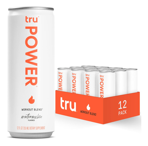 Tru Power - Agua Con Gas, Bebidas Energeticas Keto Preentren